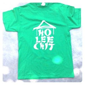 Green t-shirt